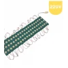 220 Volt 2 Watt 3 Lensli Yeşil 2835 SMD Led Modül IP65 10 Adet Modül