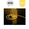 220 Volt 5 Metre Set 8x16 Neon Led Sarı Amber Işık 120 Ledli IP65