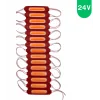 24 volt 2 Watt Kırmızı Cob Led Modül IP65 10 Adet Modül