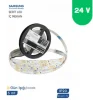 24 Volt 2835 Samsung 60 Led 3000 K Günışığı İç Mekan 5 Metre Şerit Led