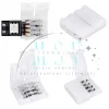 5 Adet RGB Şerit Led 4 Pin Hızlı Konnektör Lehimsiz Çift Yönlü Birleştirme Aparatı