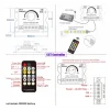 5V - 24V 30A 2 Kanal Çift Renk CCT 17 Tuşlu RF Kumanda ve Manuel Dimmer