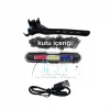 5V Micro USB Şarjlı Bisiklet Motorsiklet ve Scooter İçin Flaşör Led Stop Lamba IP65