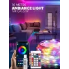 5V Usb Girişli Pixel Rgb Magic Peri Led Bluetooth Uygulamalı Ağaç ve Bahçe Süsü IP67