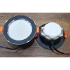 220 Volt 7 W Siyah Krom Kasa Tek Spotta 3 Farklı Işık Sıva Altı Downlight Cob Led