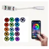 12V 10 Metre Silikonsuz RGB Şerit Led Bluetoothlu Led Kontrol 5A Adaptörlü IP20 Set Hediyeli**