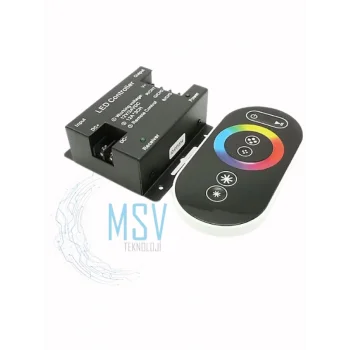 12V - 24V Dokunmatik RGB Şerit Led RF Kontrol 36A