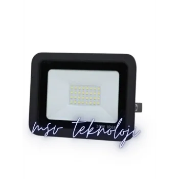 220 Volt 30 Watt 6500K Beyaz Işık Slim Led Projektör IP65