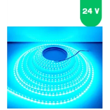 24 Volt 8 mm Pixel Turkuaz İç Mekan 120 Ledli 5 Metre Şerit Led