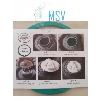 Renault Marka Kango-Clio-Megane-Dacia Modelleri Yeni Dizayn Yeşil Renk Şamandıra Contası Sızdırmaz