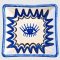 3 lü Seramik Çerezlik Seti 9x9 cm