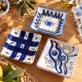 3 lü Seramik Çerezlik Seti 9x9 cm