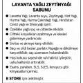 Lavanta Yağlı Zeytinyağlı Doğal Sabun (2li satılmaktadır)