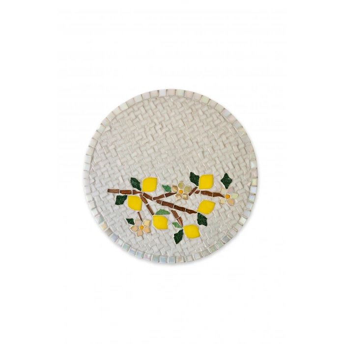 YUVARLAK LİMONLU SUNUM TEPSİSİ