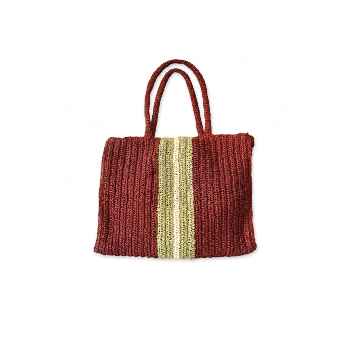 BÜYÜK BOY BORDO PLAJ ÇANTASI