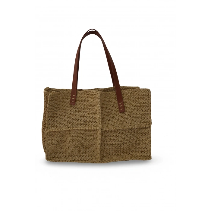 KREM RENGİ OMUZ ÇANTASI