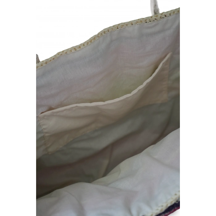 RENKLİ ÇİZGİLİ OMUZ ÇANTASI