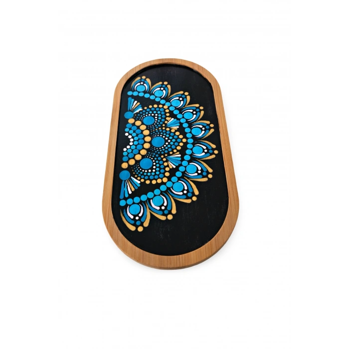 MANDALA TEK KİŞİLK SUNUM TEPSİSİ