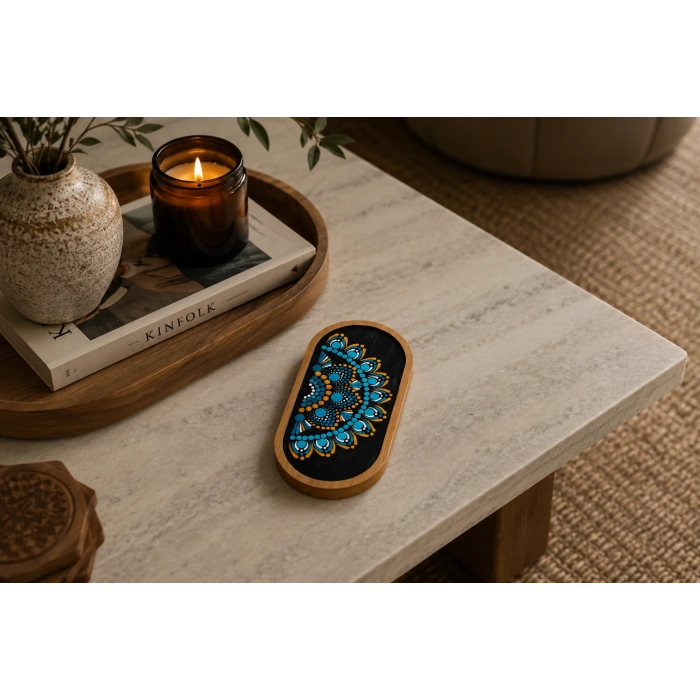 MANDALA TEK KİŞİLK SUNUM TEPSİSİ
