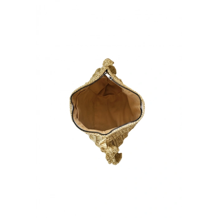 ÖZEL TASARIM EL YAPIMI KAĞIT İP CLUTCH ÇANTA