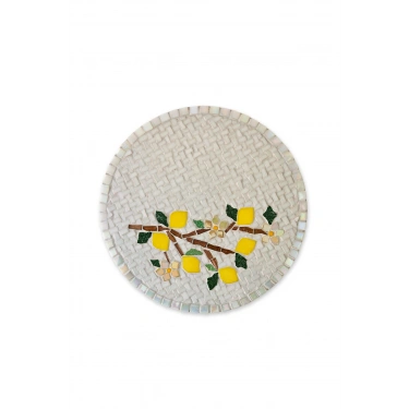 YUVARLAK LİMONLU SUNUM TEPSİSİ