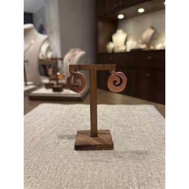 Otantik Tasarım Bronz Nar Kadın Küpesi