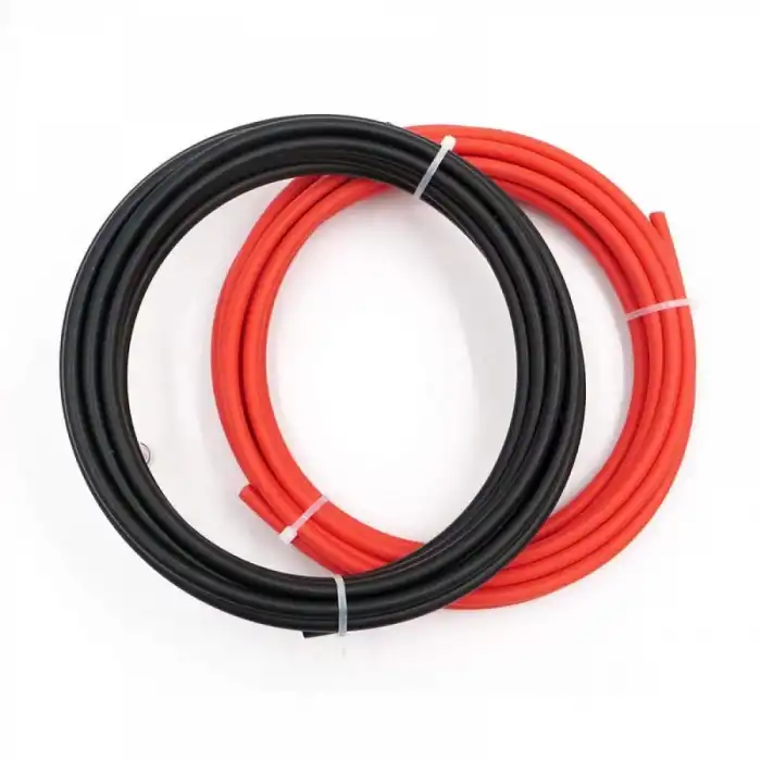 20m Kırmızı + 20m Siyah Çift İzolasyon 4mm2 Solar Kablo ve Konnektör Seti