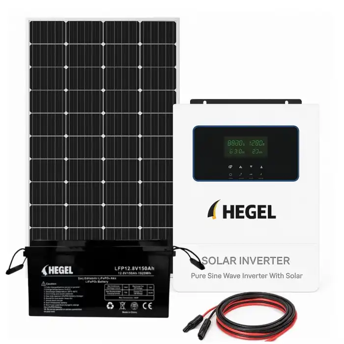 3.5 kW Bağ Evi, Bahçe, Tiny House Paketi - 5.1 kW Lityum Akülü