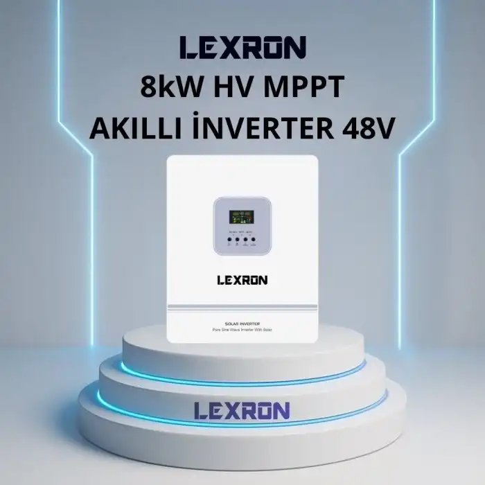 Lexron - 8kW HV 2XMPPT Akıllı İnverter 48V