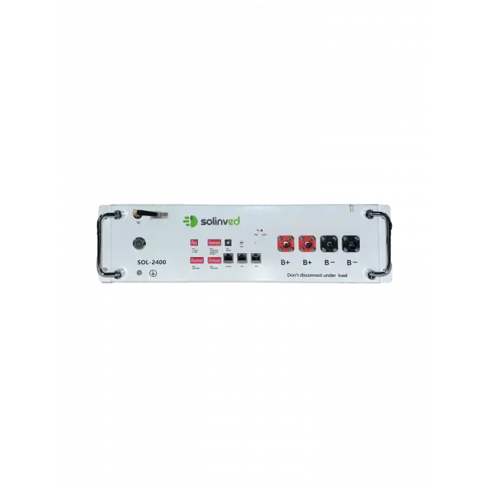 Solinved 51,2 V 50Ah Kaset Tipi Lityum Akü