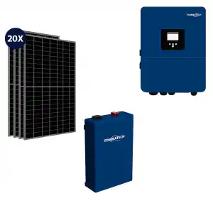 15 KW Hibrit Solar Paket - 10.2 kW Lityum Akülü