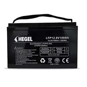 Hegel Lityum Akü 12.8V 100Ah LiFePO4