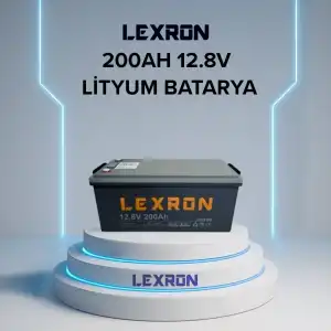 Lexron - 200AH 12.8V Lityum Akü