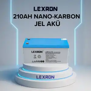 Lexron - 210AH-12V Nano-Karbon Jel Akü