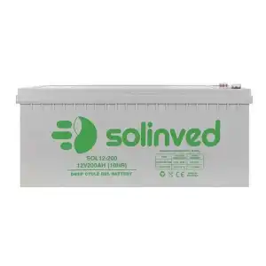 Solinved 12V 200 Ah Jel Akü