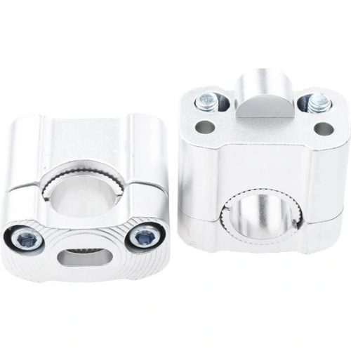 430 2 Parça Motosiklet Gidon Yükselticil 22 mm. 28 mm Nikel Takım