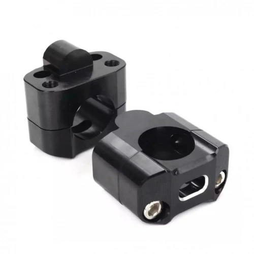 430 2 Parça Motosiklet Gidon Yükselticil 22 mm. 28 mm Siyah Takım