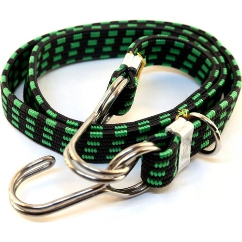 BAGAJ LASTİĞİ KALIN ÇELİK KANCALI 15mmx5mmx100Cm A+++ KALİTE YEŞİL