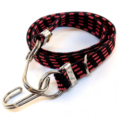 Bagaj Lastiği Kalın Çelik Kancalı 20mmx5mmx100cm A+++ Kalite Kırmızı