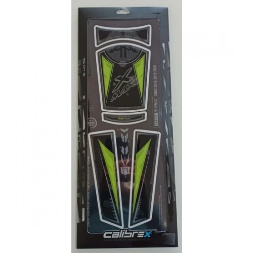 Calibrex Yamaha Xmax 13 Parça Tank Pad Seti Calibrex - Siyah - Yeşil