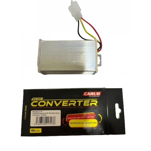 E Bike 45v70 Düşürücü 48/72 Konjektör 12v 10ah Carub