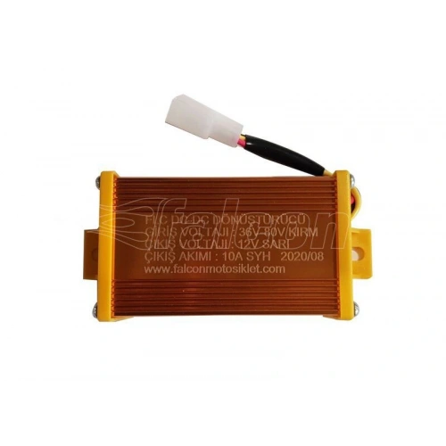 E Bike 48V72 Düşürücü 48/72 Konjektör 12V 10Ah