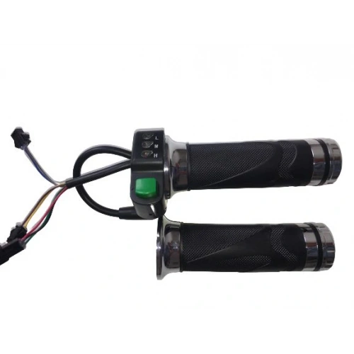 E-Bike Vitesli Gaz Kolu 211 Yeşil Düğme 3 Işık