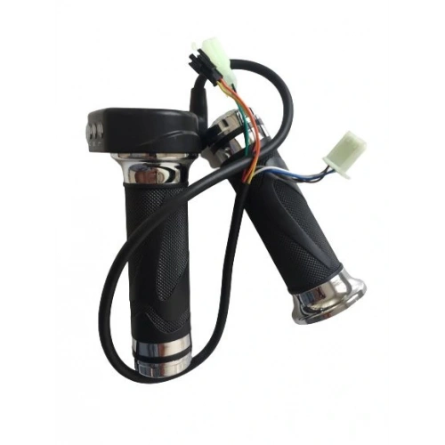 E-Bike Vitesli Gaz Kolu 232 Yeşil Düğme 3 Işık