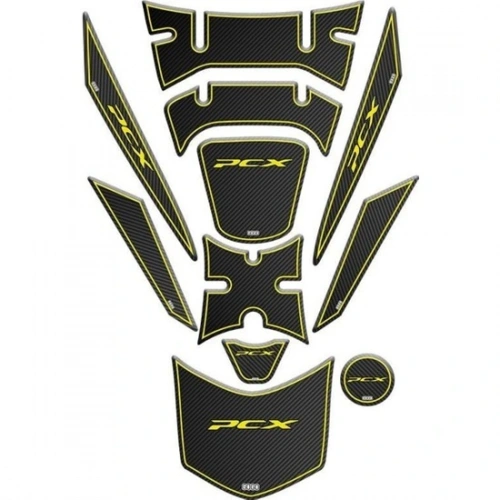 Honda Pcx 2018 - 2020 Uyumlu Tank Pad Set 014