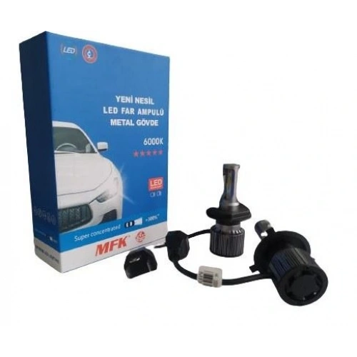 MFK H4 CREK LED ZENON AMPUL TAKIM 6000 K BEYAZ IŞIK
