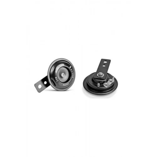 Motorsiklet Kornası 12 Volt / Küçük Kafa / Siyah Seger