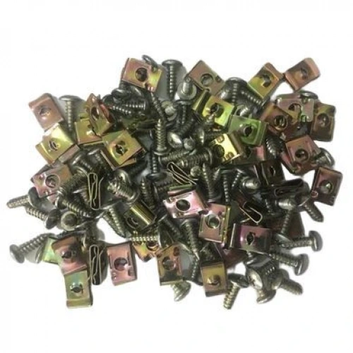 Motosiklet Kaporta Tamir Klips Saç Vida Takımı 72 Li Paket