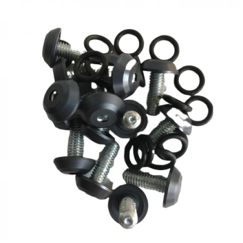 Motosiklet Siyah Kaporta Vidası Siperlik Vidası 5 mm 5 AD