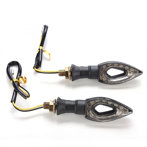 Motosiklet Üniversal Led Sinyal Füme Camlı